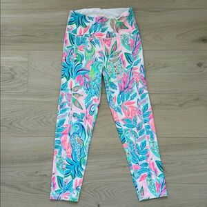 Lilly Pulitzer Women’s Tropical Floral Leggings - Pink, Teal & Blue